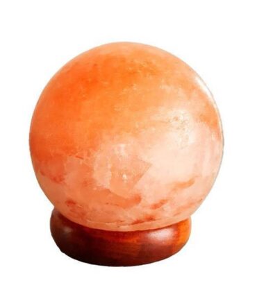 MTV Himalayan Rock Pink Salt Lamp Globe Shape(2-3 Kg)