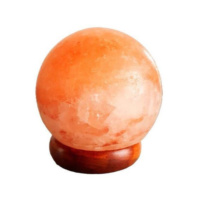 MTV Himalayan Rock Pink Salt Lamp Globe Shape(2-3 Kg)