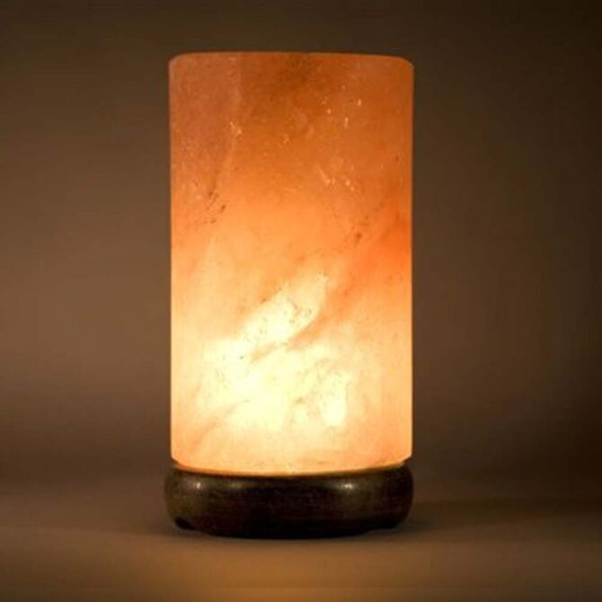 MTV Himalayan Rock Salt Lamp Cylender Shape(2-3 Kg)