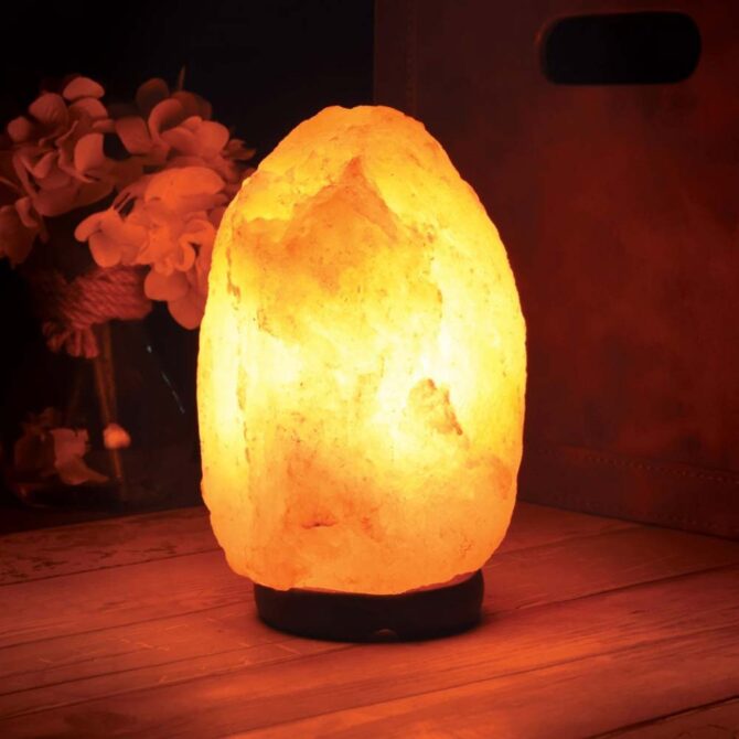 MTV Himalayan Rock Salt Lamp(Natural Shape 3-4 Kg)